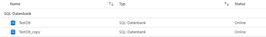 Mainzer Datenfabrik - Erstellen einer Azure SQL Datenbankkopie - Teil 2