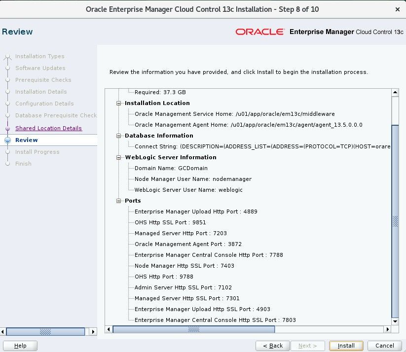 Mainzer Datenfabrik - Installation des Oracle Enterprise Managers