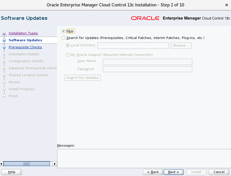 Mainzer Datenfabrik - Installation des Oracle Enterprise Managers