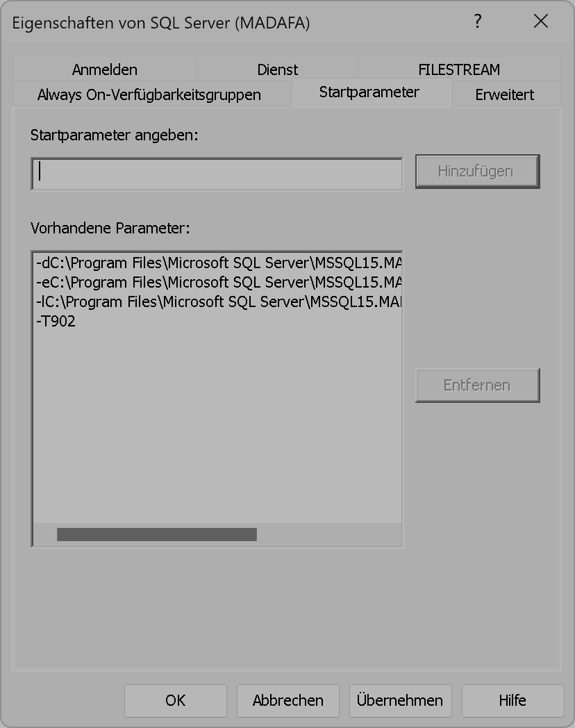 Configuration Manager mit Trace-Flag 902