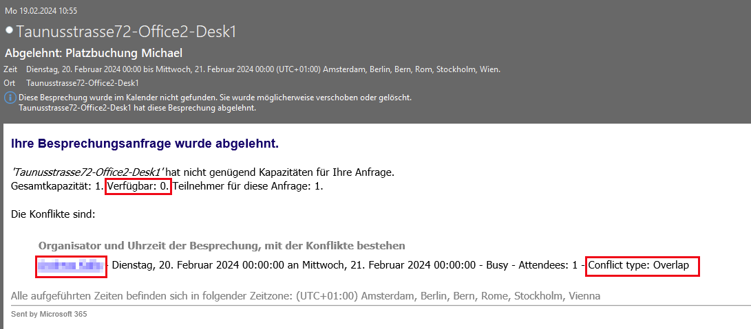 Mainzer Datenfabrik - Platzbuchung mit Microsoft 365 und Outlook